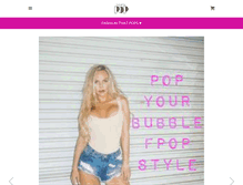 Tablet Screenshot of fashionpopboutique.com